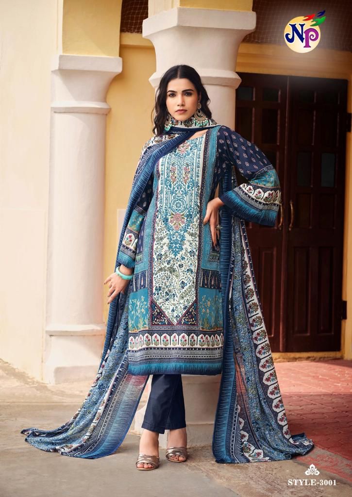 Nand Gopal Filza Memon Vol 3 Cotton Karachi Style Prints Salwar Kameez Materials (345x12)