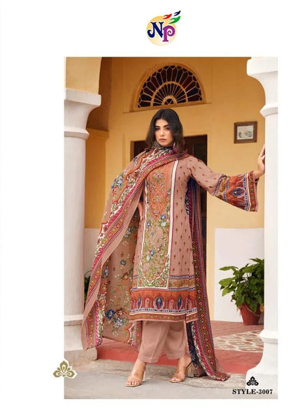Nand Gopal Filza Memon Vol 3 Cotton Karachi Style Prints Salwar Kameez Materials (345x12)