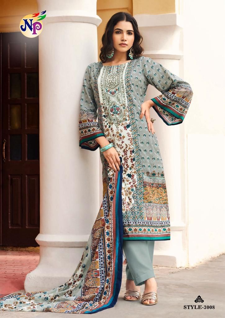 Nand Gopal Filza Memon Vol 3 Cotton Karachi Style Prints Salwar Kameez Materials (345x12)