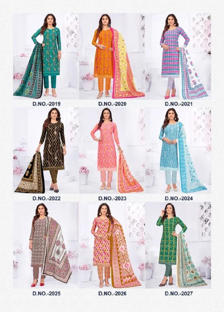 Vinayak Vastra Raaj Kanya Vol 2 Ready Made Cotton Suit Collection (570x18)