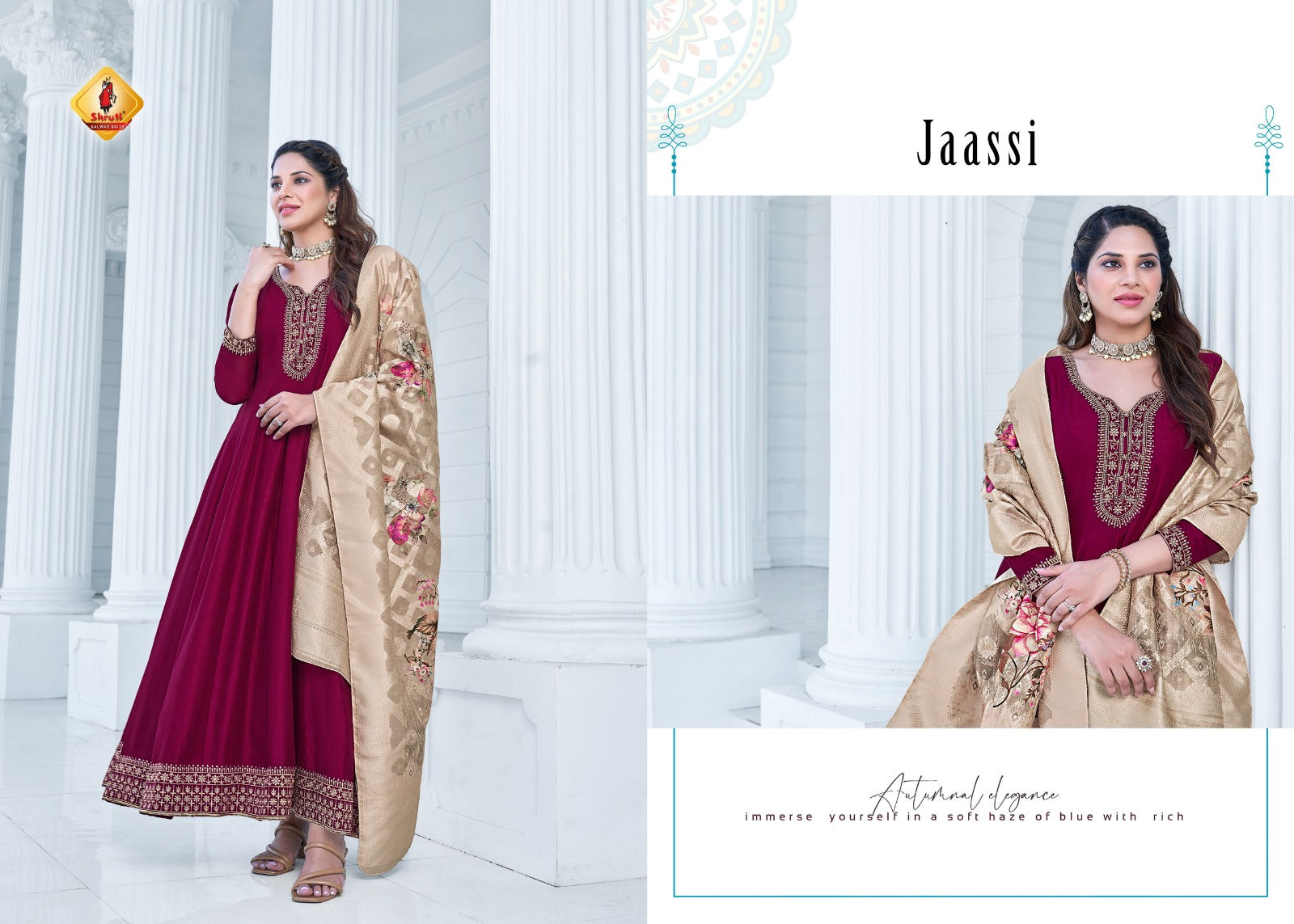 Shruti Ghunghat Readymade Pant Style Suits (1495x04)