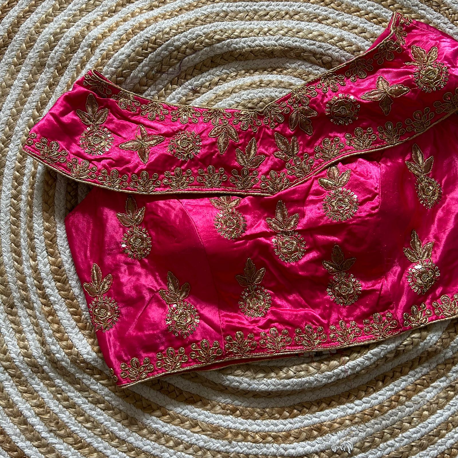 Wedding Special Boat Neck Blouses