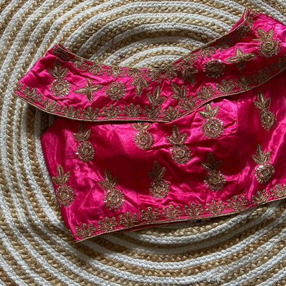Wedding Special Boat Neck Blouses