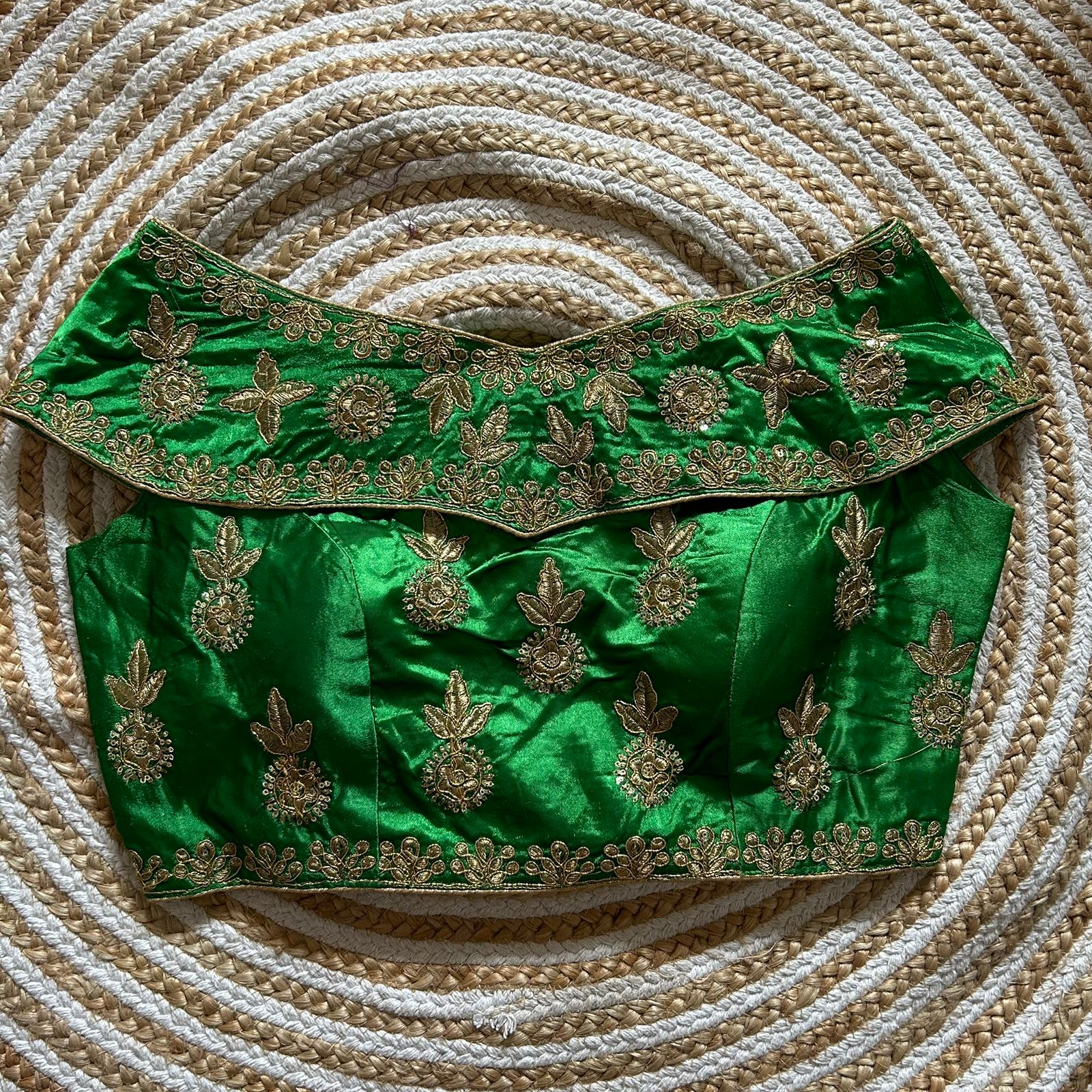 Wedding Special Boat Neck Blouses