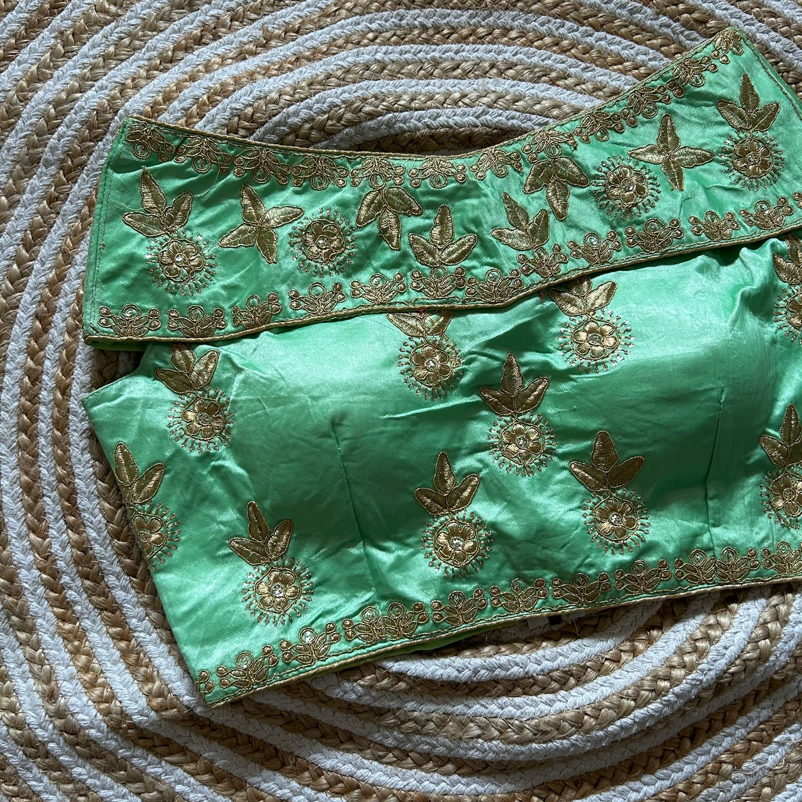 Wedding Special Boat Neck Blouses