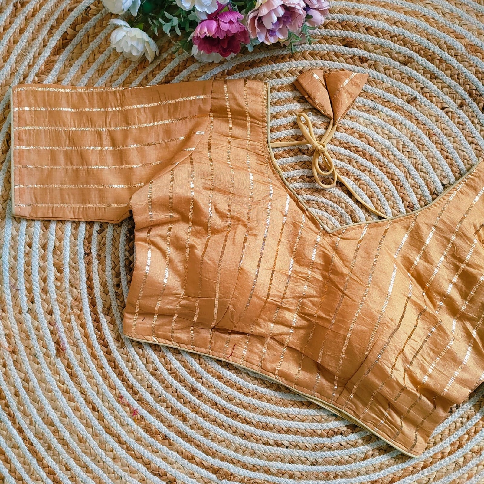 Wedding Special Boat Neck Blouses