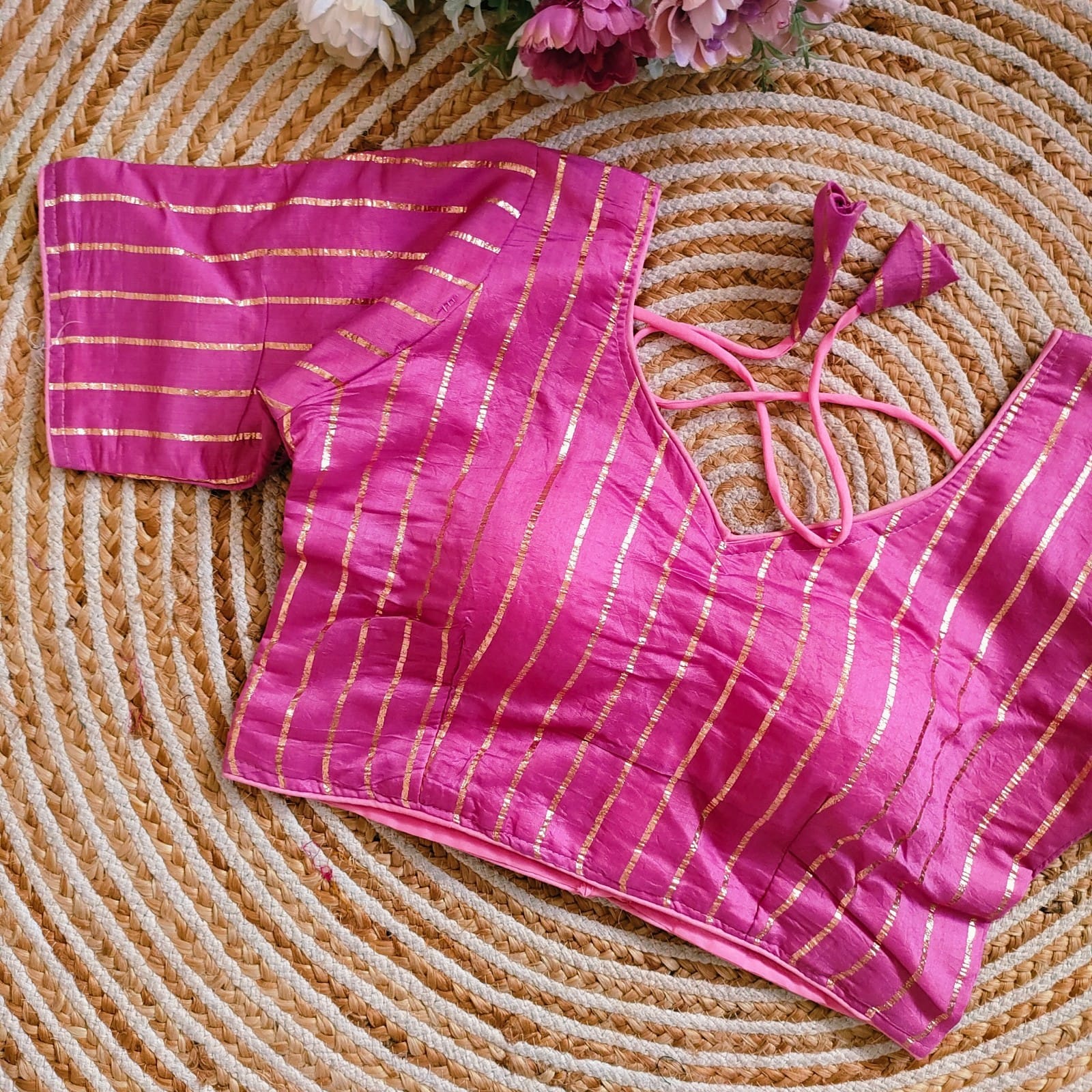 Wedding Special Boat Neck Blouses