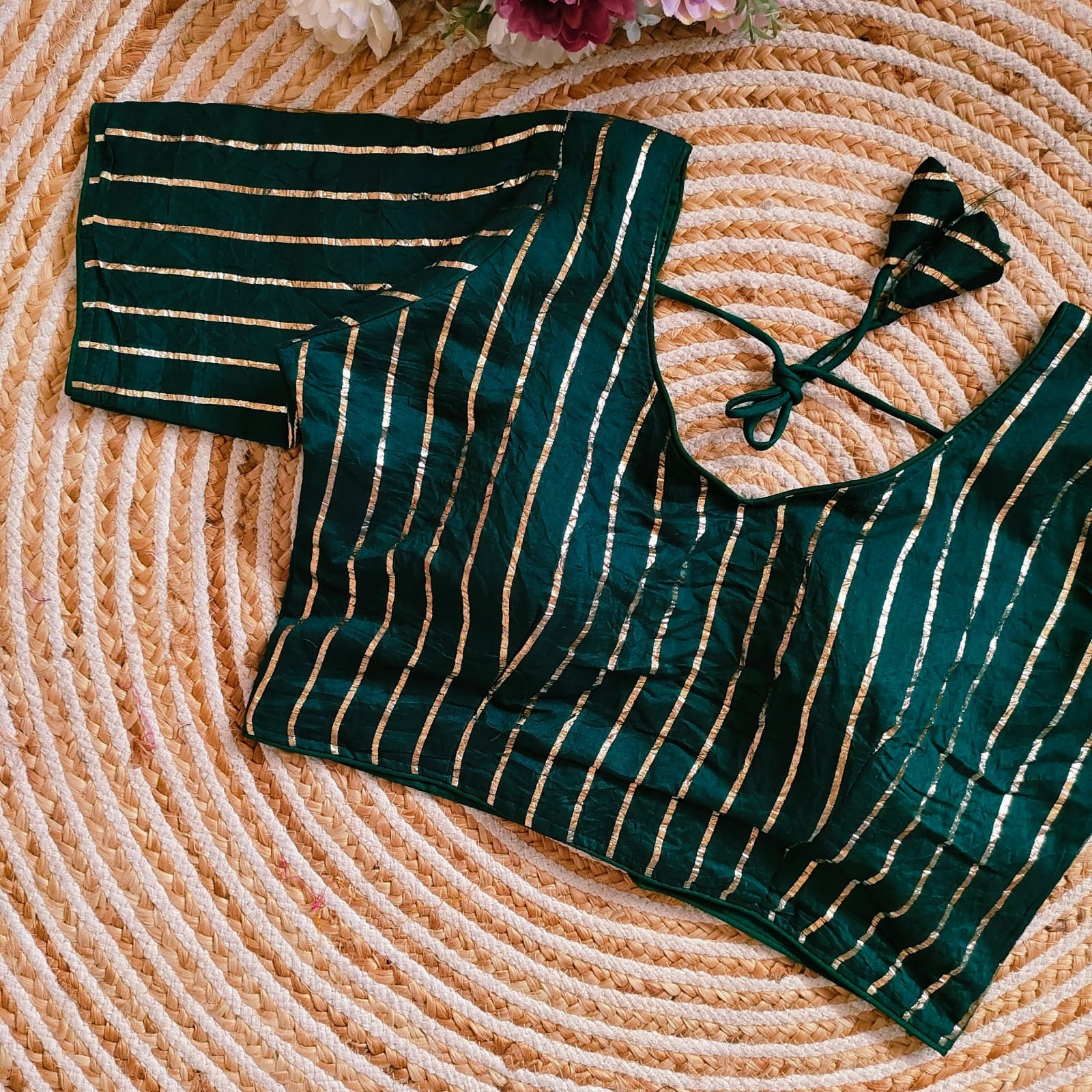 Wedding Special Boat Neck Blouses