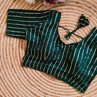 Wedding Special Boat Neck Blouses