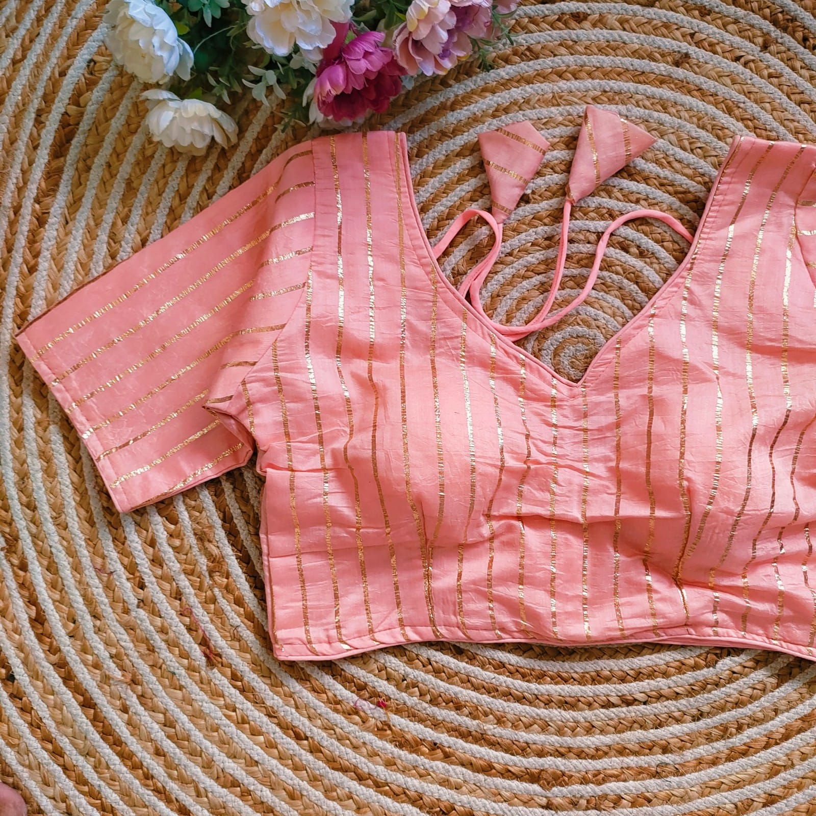 Wedding Special Boat Neck Blouses