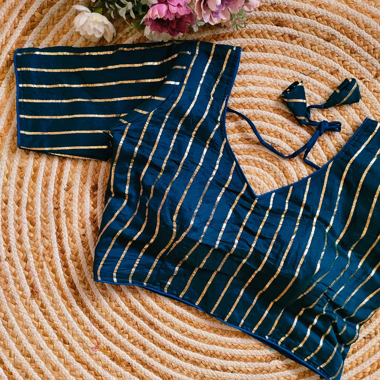 Wedding Special Boat Neck Blouses