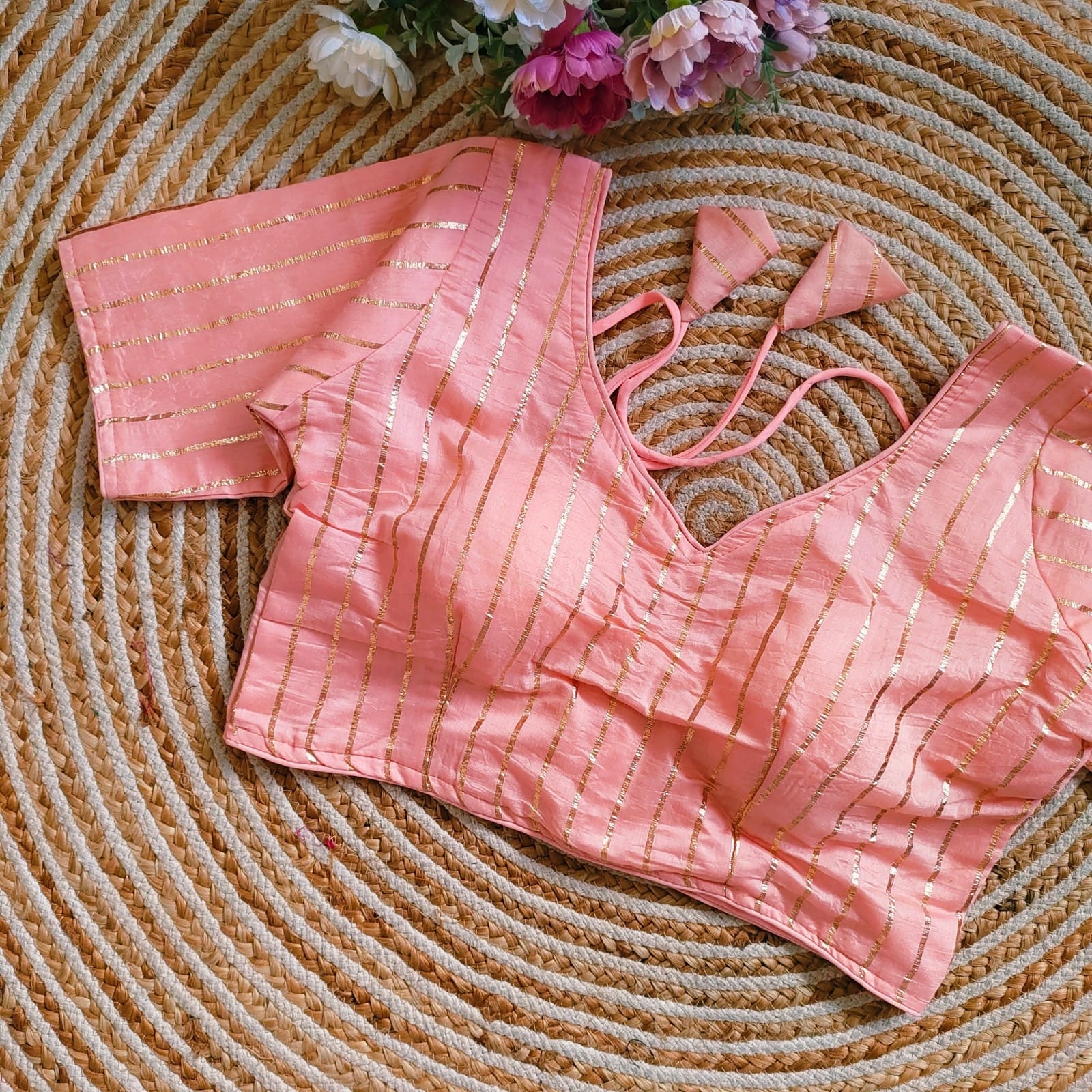 Wedding Special Boat Neck Blouses