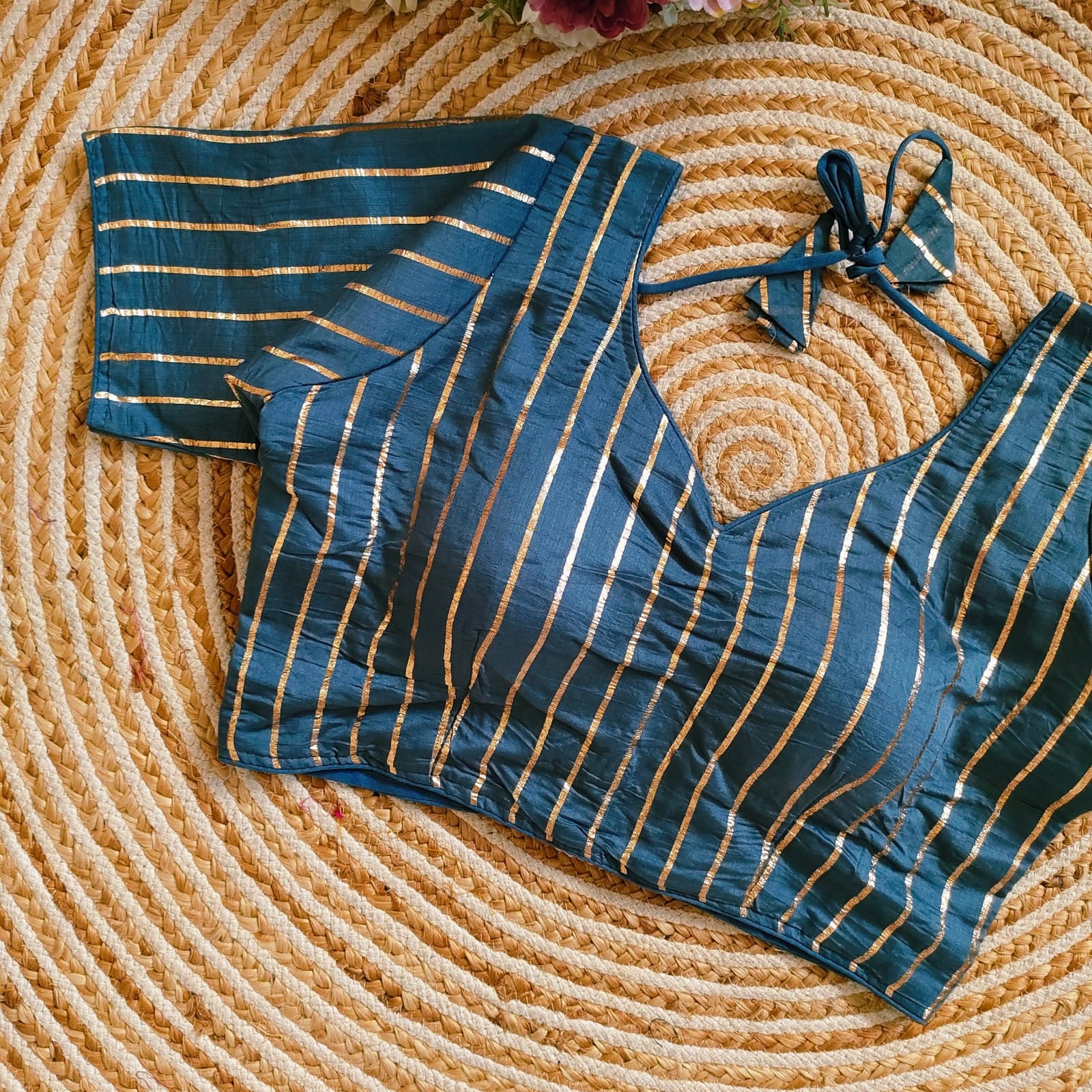 Wedding Special Boat Neck Blouses