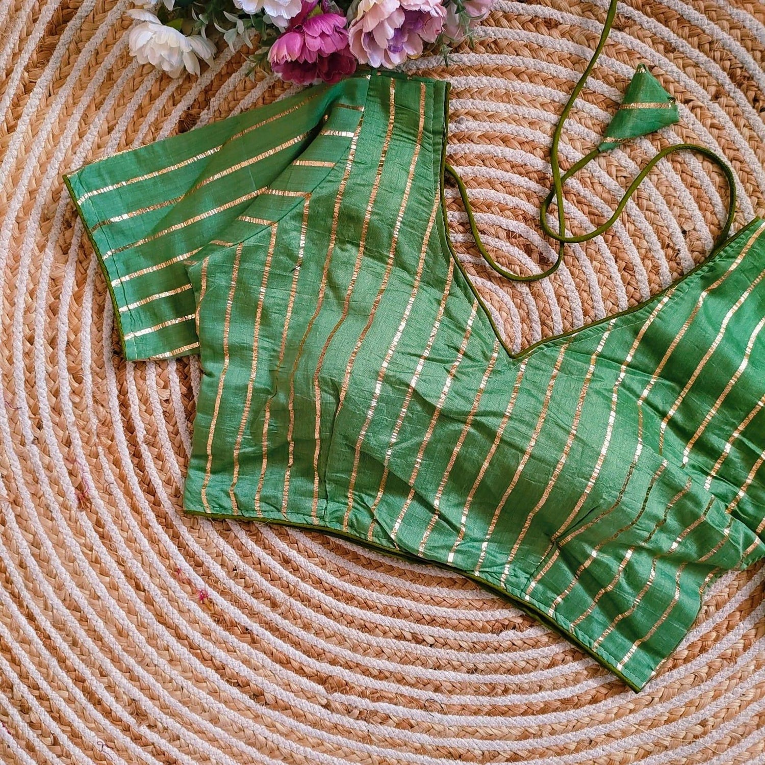 Wedding Special Boat Neck Blouses
