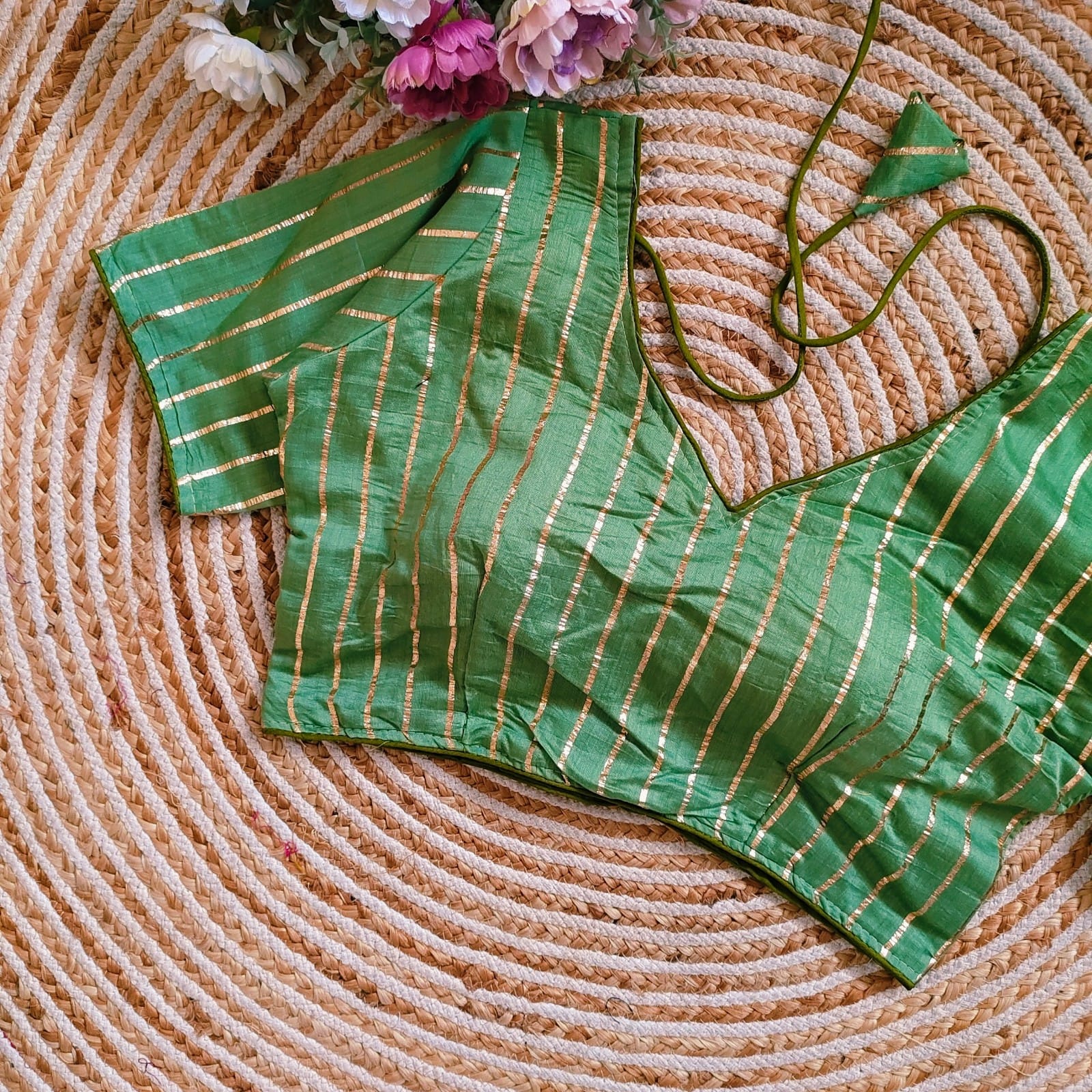 Wedding Special Boat Neck Blouses