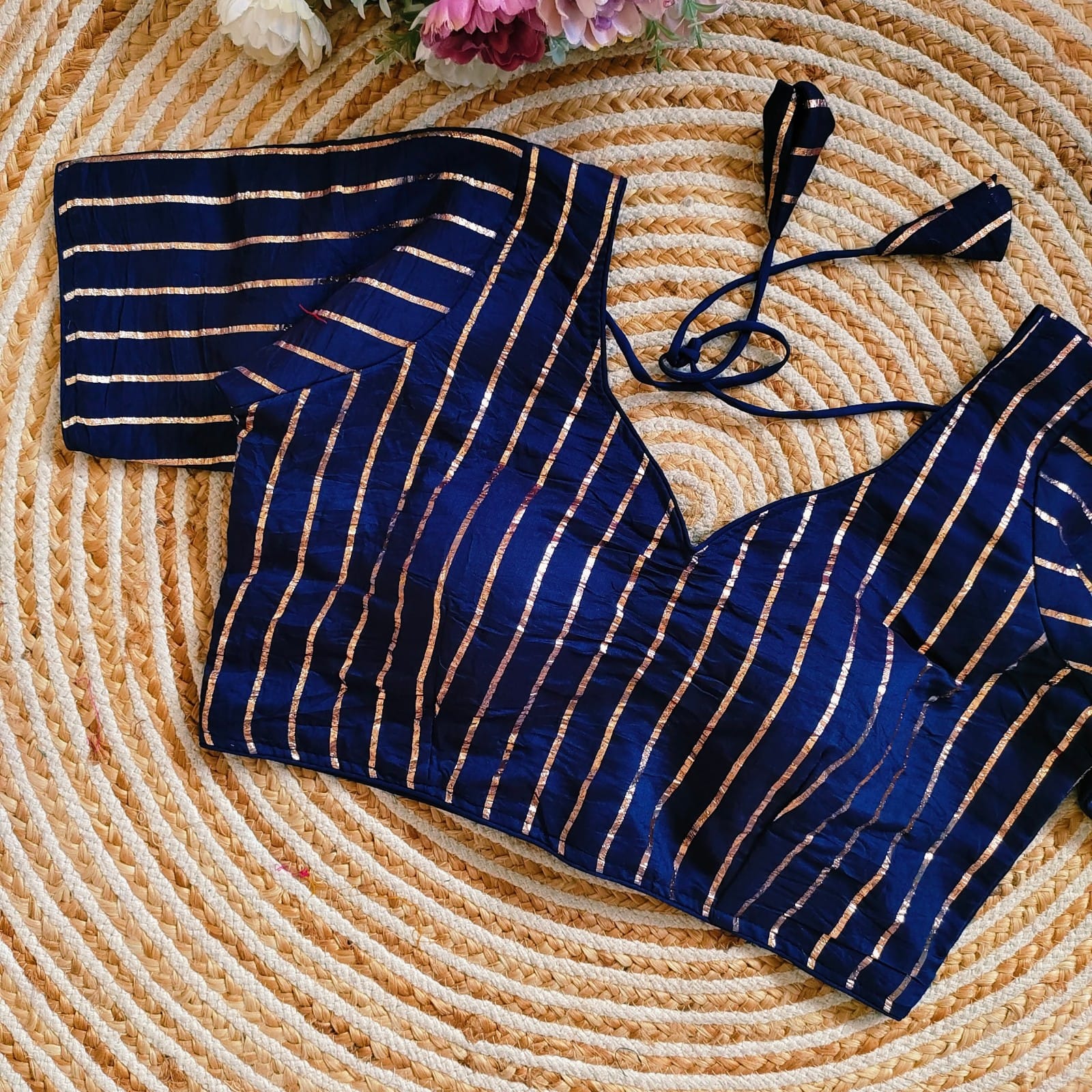 Wedding Special Boat Neck Blouses