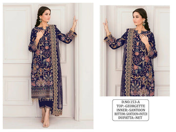 Pakistani Festival Wear Georgette Salwar Suit KF 153