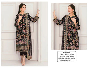 Pakistani Festival Wear Georgette Salwar Suit KF 153