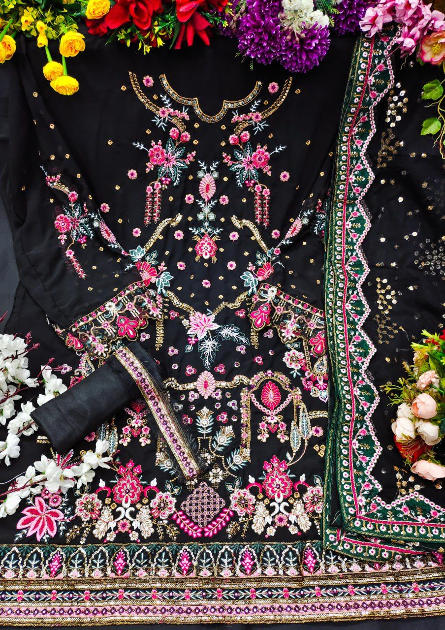 Pakistani Festival Wear Georgette Salwar Suit KF 153 (1150x06)