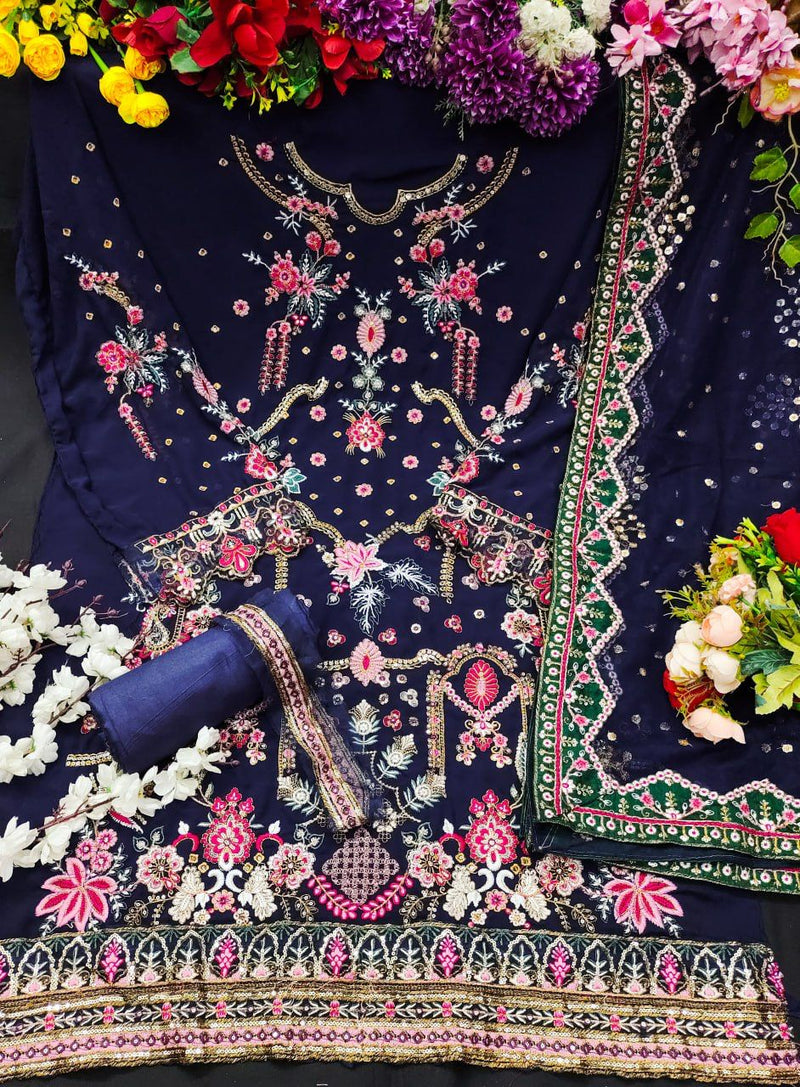 Pakistani Festival Wear Georgette Salwar Suit KF 153