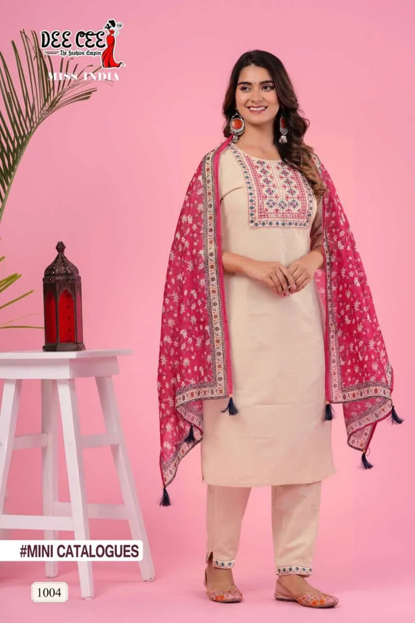 Dee Cee Miss India Kurti Wholesale Kurti Collection (545x04)