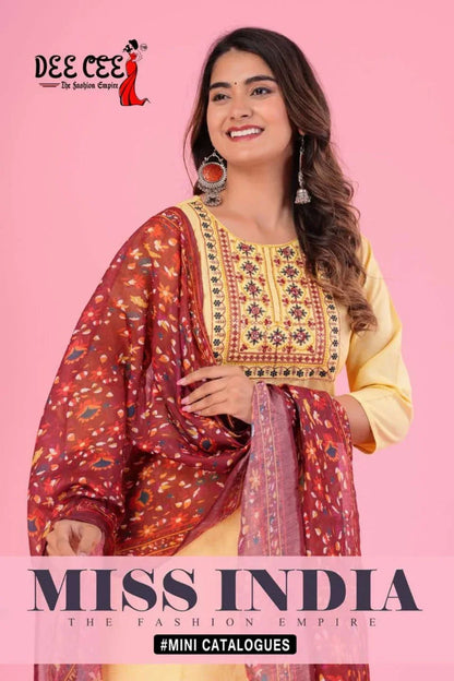 Dee Cee Miss India Kurti Wholesale Kurti Collection (545x04)