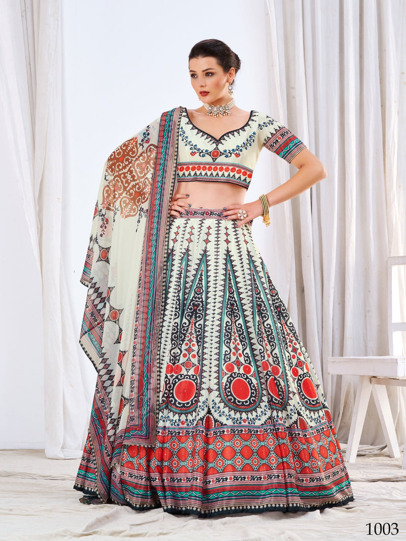 Designer Lehenga Choli Alfaaz Siya 1001-1006 Series