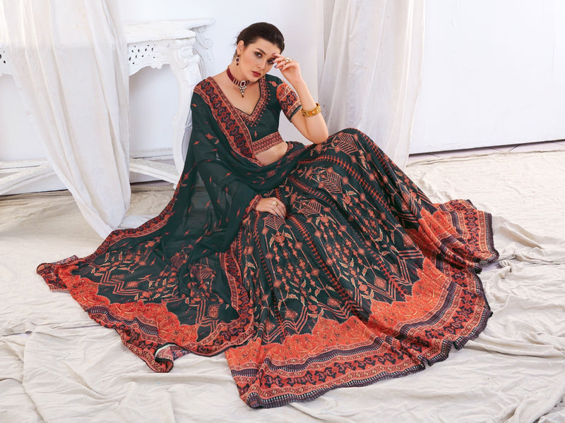 Designer Lehenga Choli Alfaaz Siya 1001-1006 Series
