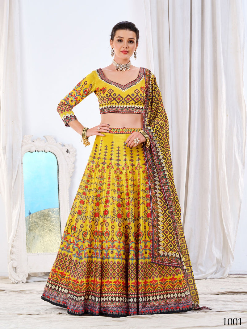 Designer Lehenga Choli Alfaaz Siya 1001-1006 Series