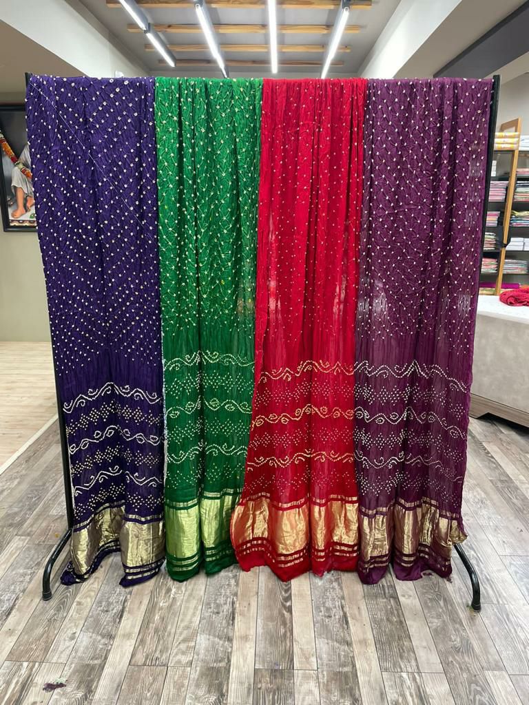 Wedding Designer Pure Pure Gajji Silk Saree