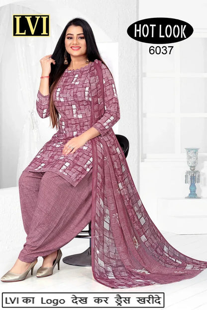 Hot Look Leon Patiyala Dress Material (215x25)