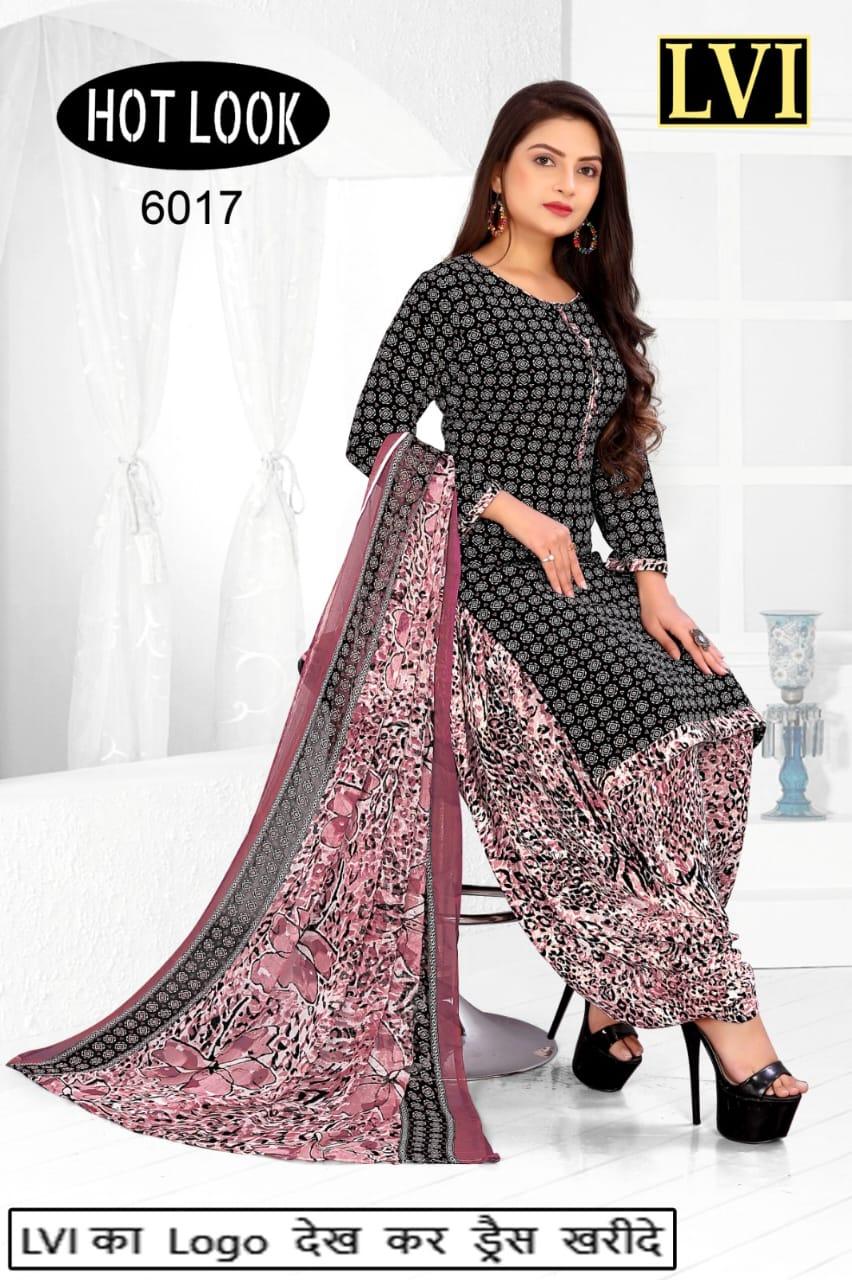 Hot Look Leon Patiyala Dress Material (215x25)