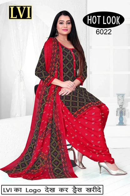 Hot Look Leon Patiyala Dress Material (215x25)