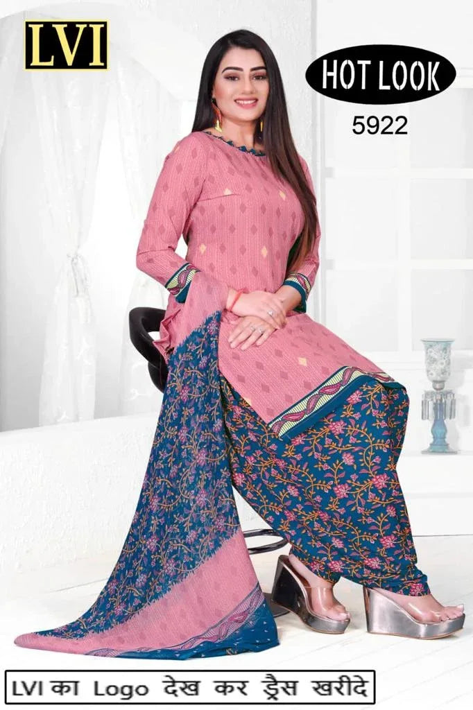 Hot Look Leon Patiyala Dress Material (215x25)
