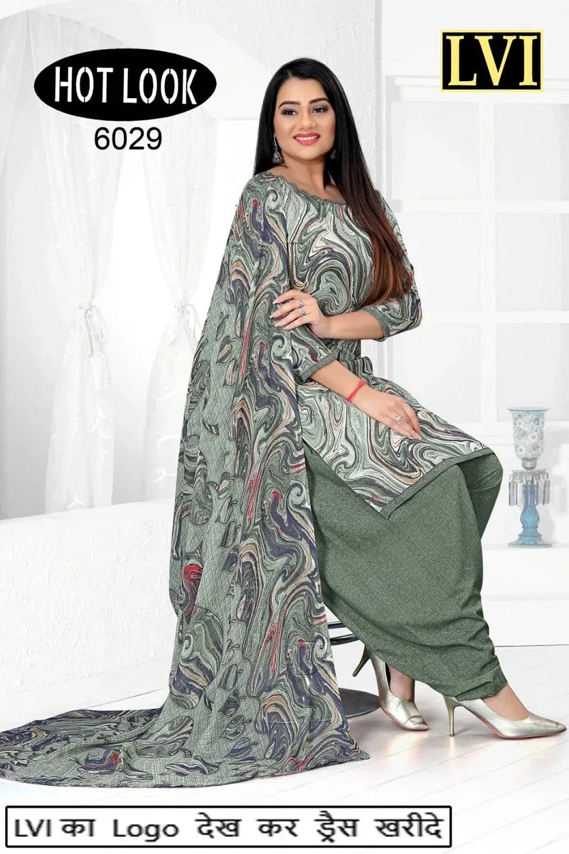 Hot Look Leon Patiyala Dress Material (215x25)