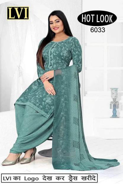 Hot Look Leon Patiyala Dress Material (215x25)