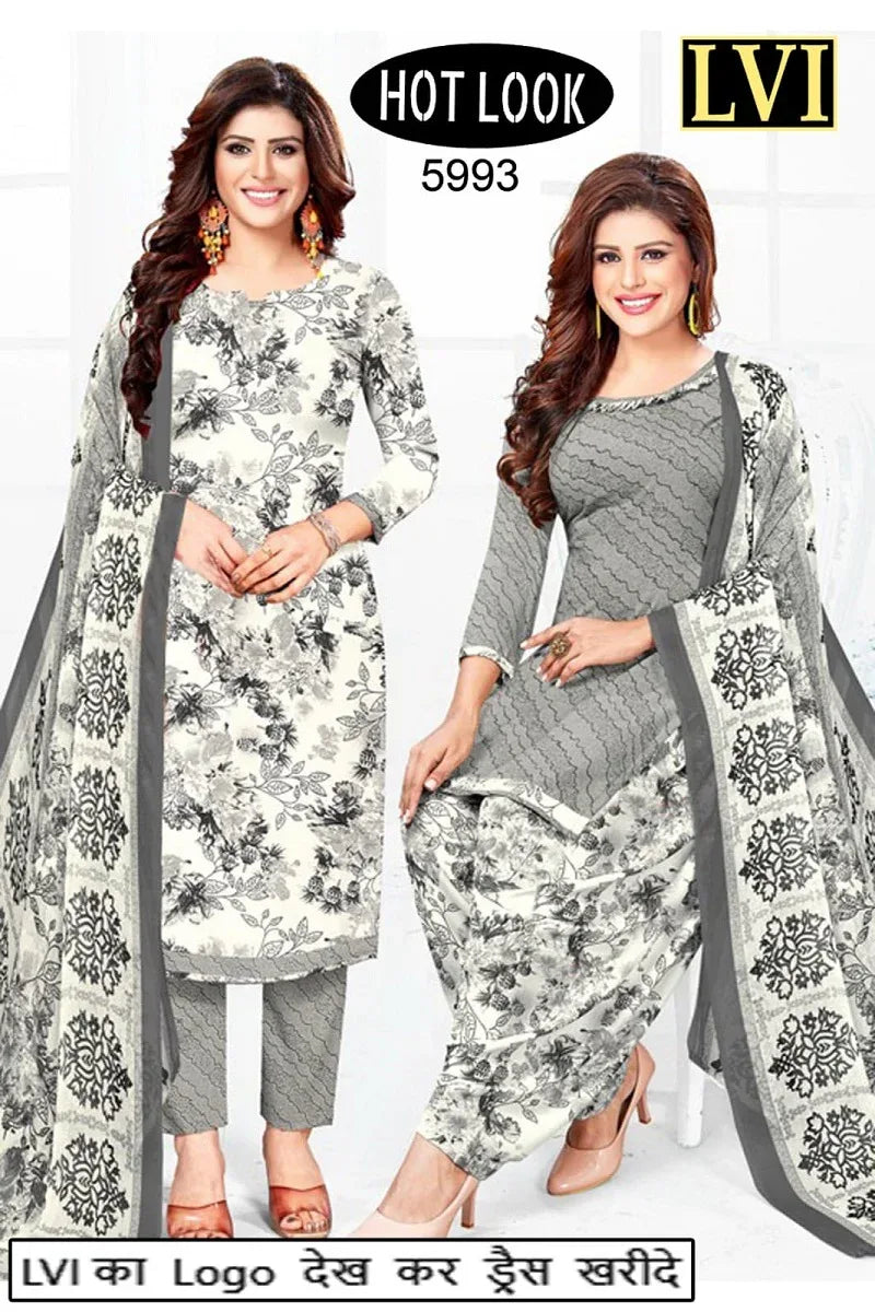 Hot Look Leon Patiyala Dress Material (215x25)
