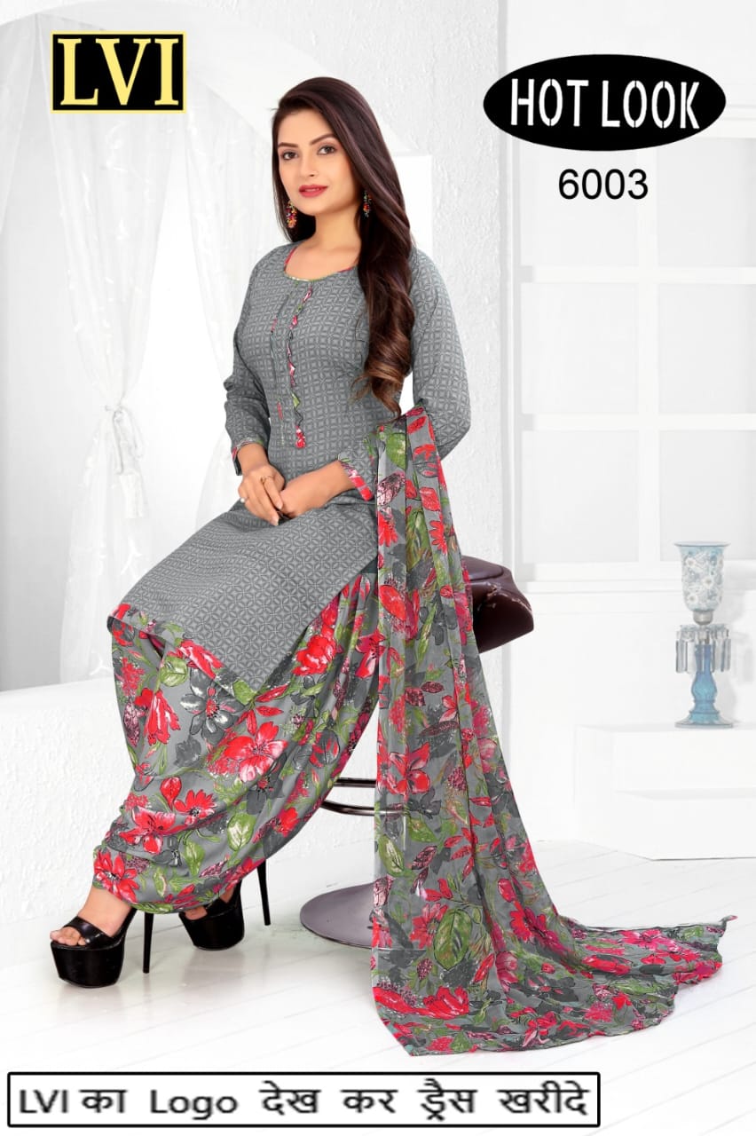 Hot Look Leon Patiyala Dress Material (215x25)