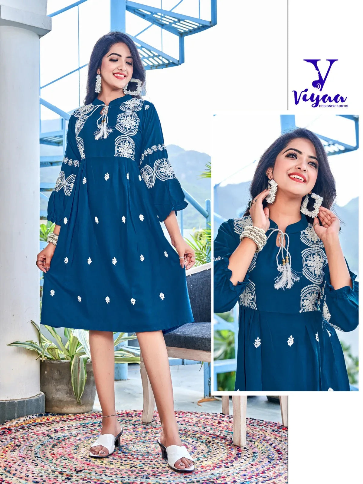Viyaa Designer Candy Catalog Rayon Slub Party Wear Kurtis Collection (450x08)