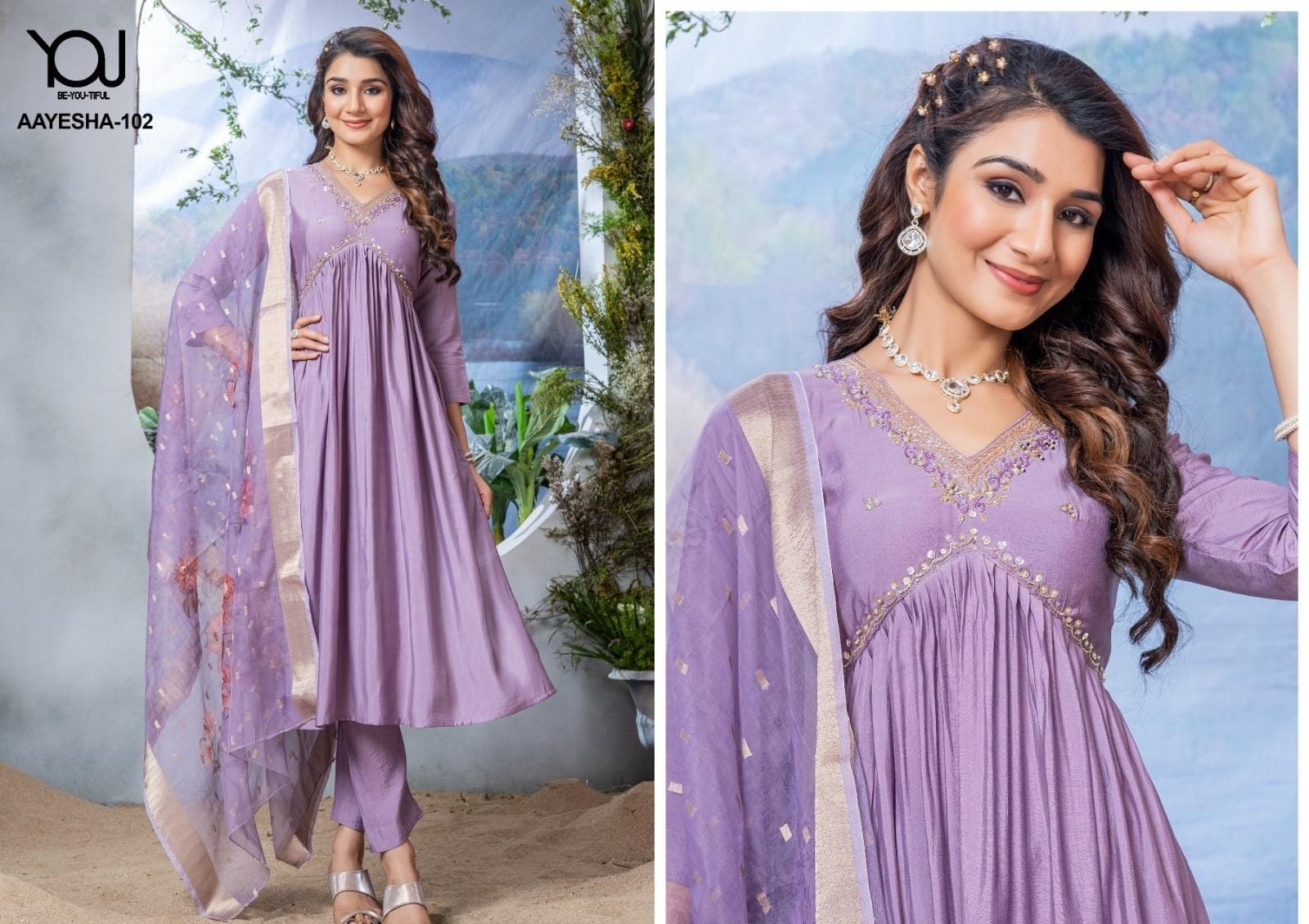 You Aayesha Aliya Cut Designer Suit 101 to 106 (850x05)