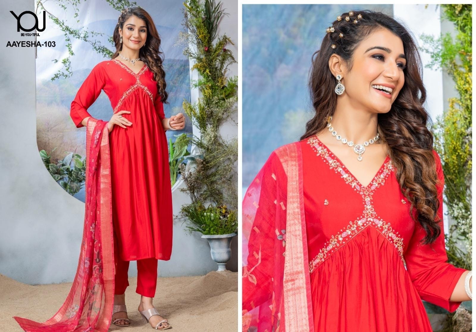 You Aayesha Aliya Cut Designer Suit 101 to 106 (850x05)