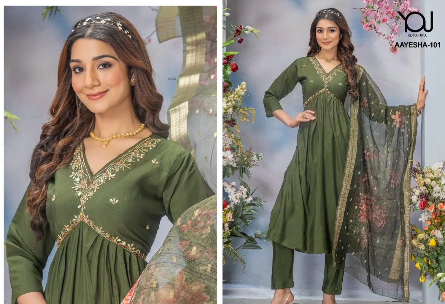 You Aayesha Aliya Cut Designer Suit 101 to 106 (850x05)