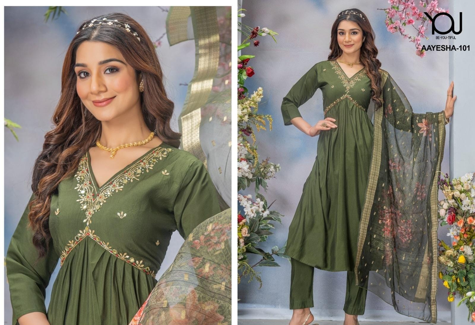 You Aayesha Aliya Cut Designer Suit 101 to 106 (850x05)