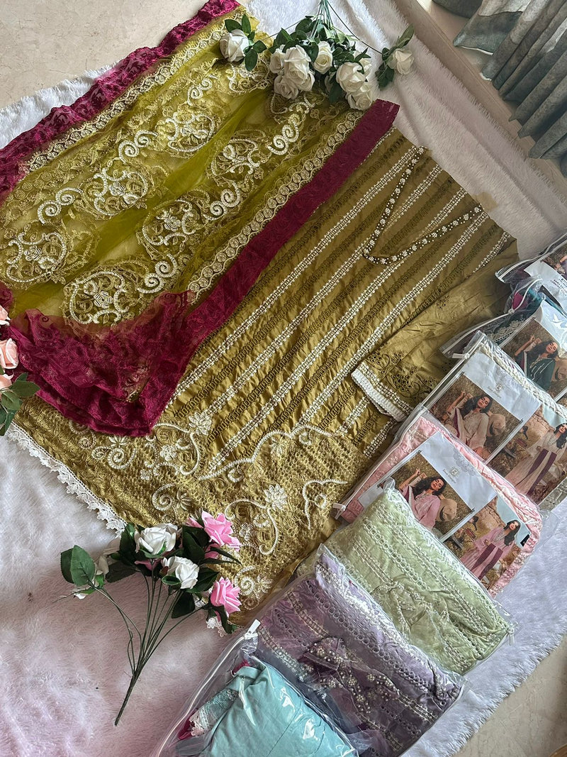 Ziaaz Designs 320 Saira Sakira Corntrst Vol 1 Suits