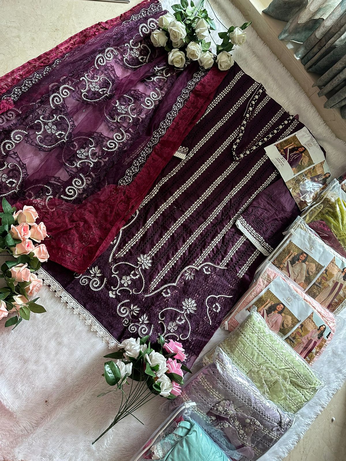 Ziaaz Designs 320 Saira Sakira Corntrst Vol 1 Suits (1199x06)