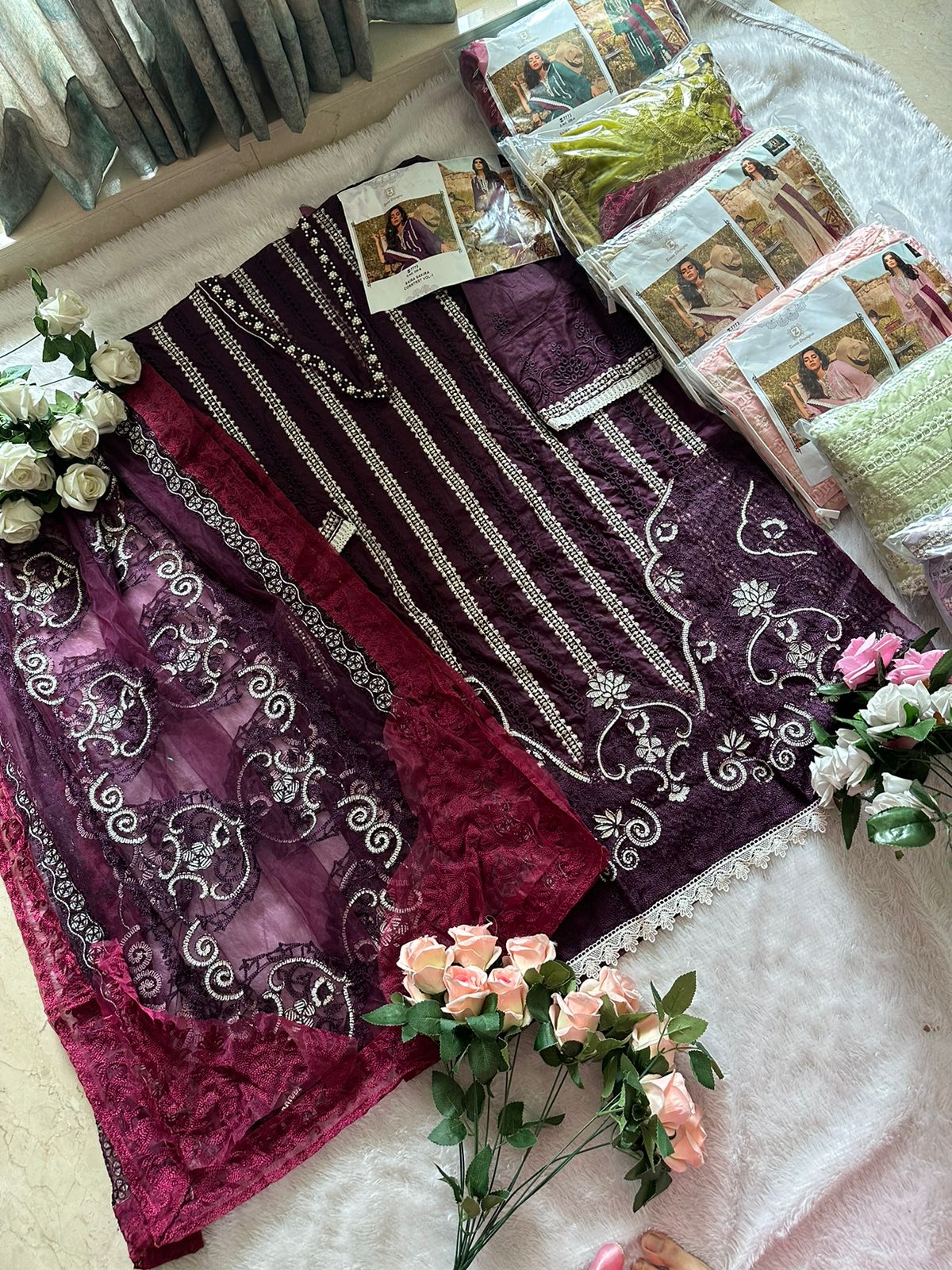 Ziaaz Designs 320 Saira Sakira Corntrst Vol 1 Suits (1199x06)