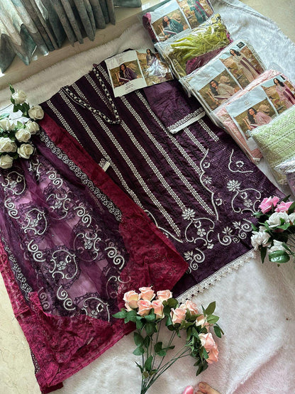 Ziaaz Designs 320 Saira Sakira Corntrst Vol 1 Suits (1199x06)