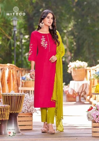 Mittoo Rishta Rayon Kurti Set (995x06)
