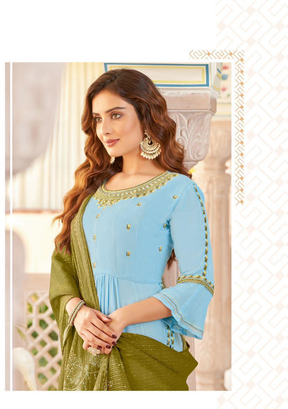 Kadlee Sangam Rayon Weaving Kurti (1095x06)