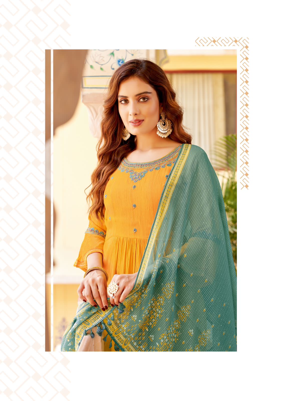 Kadlee Sangam Rayon Weaving Kurti (1095x06)